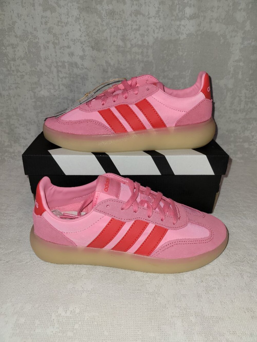 Adidas Barreda Decode JR1217 Bliss Pink Red Nylon Size 6.5 Woman’s New with box